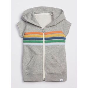 GAP BabyGAP Toddler Kids 5 Sleeveless Striped Jacket Hoody